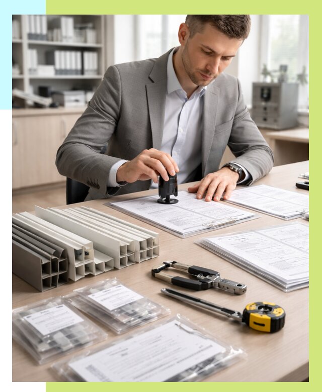 Сертификация ПВХ продукции в Армавире от 8611 р., Алешин-Рмв