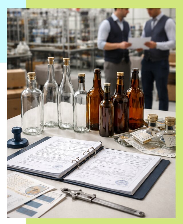 Сертификация стеклянных бутылок в Армавире от 25328 р. | Алешин-Рмв