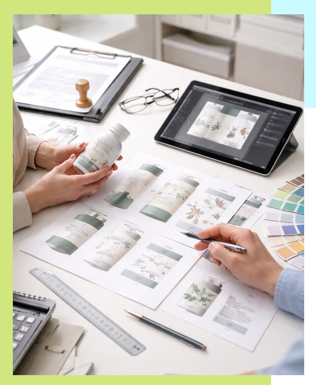 Профессиональная разработка дизайна и текста этикетки продукции в Армавире