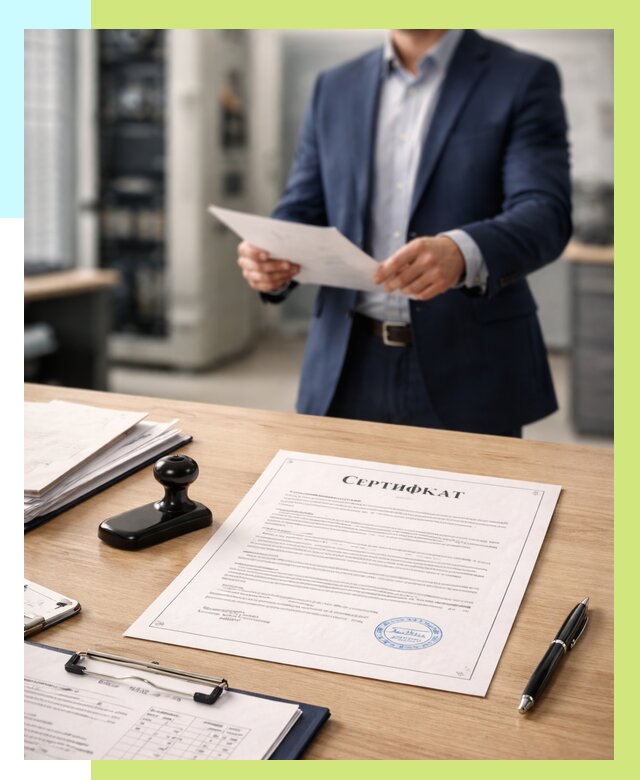 Сертификат на оборудование в Армавире от 15197 р. | Алешин-Рмв