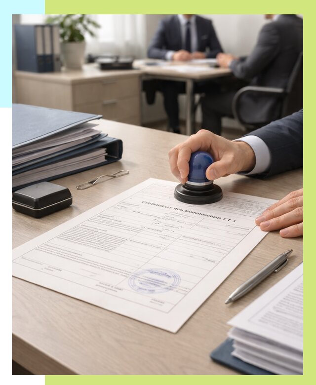 Сертификат происхождения СТ 1 в Армавире от 4559 р. | Алешин-Рмв