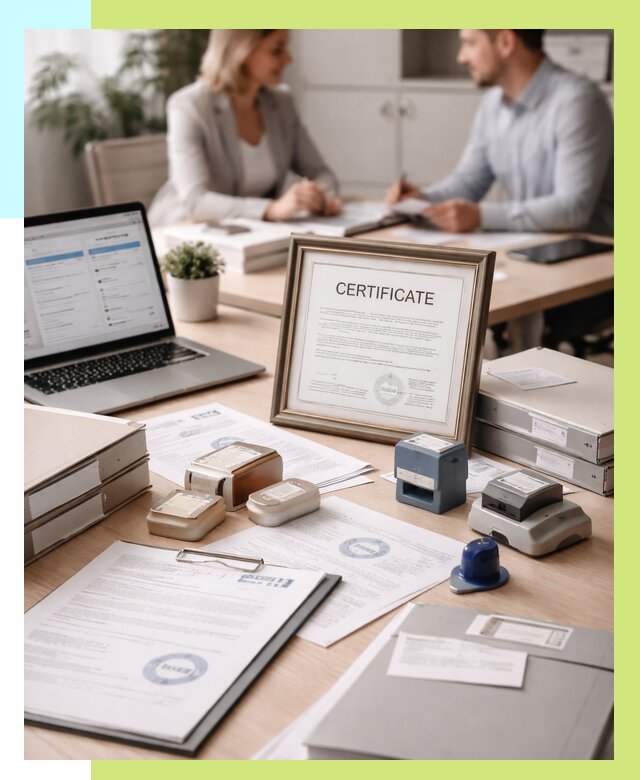 Сертификация компании в Армавире от 45590 р. | Алешин-Рмв — заказ